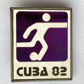 Значок. Cuba 82. Куба. Футбол