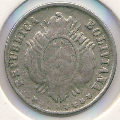 Боливия 5 сентаво 1877 год