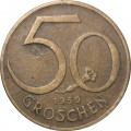 Австрия 50 грошей 1959 год