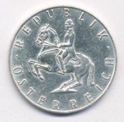 Австрия 5 шиллингов 1960 год