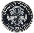 Того 1000 франков 2004 год - Уильям Дампир и HMS Roebuck