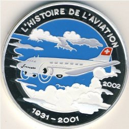 Конго 1000 франков 2002 год