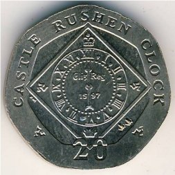 Остров Мэн 20 пенсов 2006 год