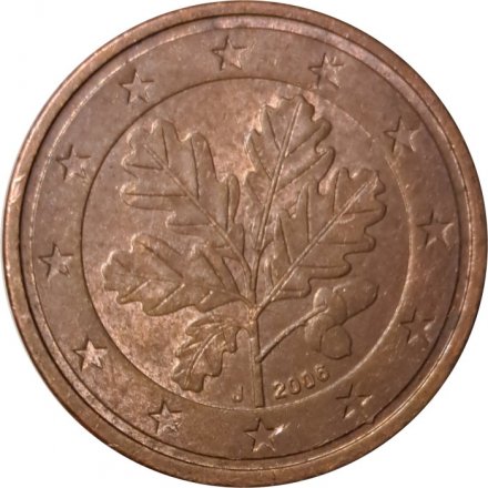 Германия 2 евроцента 2006 год (J)