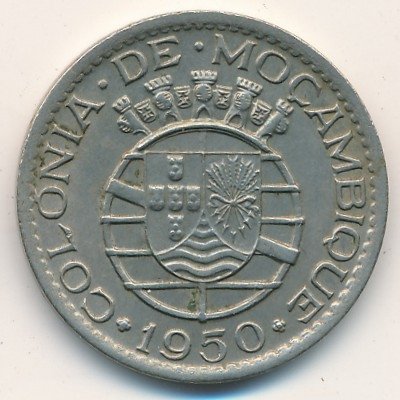 Мозамбик 1 эскудо 1950 год - XF