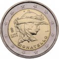 Италия 2 евро 2016 год - Донателло