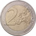 Германия 2 евро 2009 год - 10 лет Экономическому и валютному союзу (A)