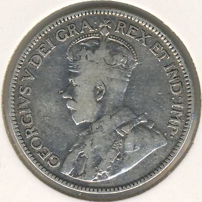Канада 25 центов 1919 год