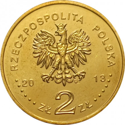 Польша 2 злотых 2013 год - 100 лет со дня рождения Витольда Лютославского