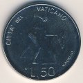 Ватикан 50 лир 1983 год