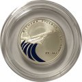 Россия 1 рубль 2011 год - История русской авиации. ТУ-144 (цветная)