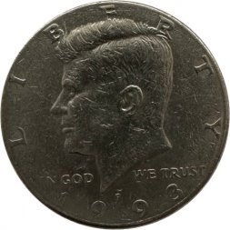 США 1/2 доллара 1993 год - Джон Кеннеди (P)
