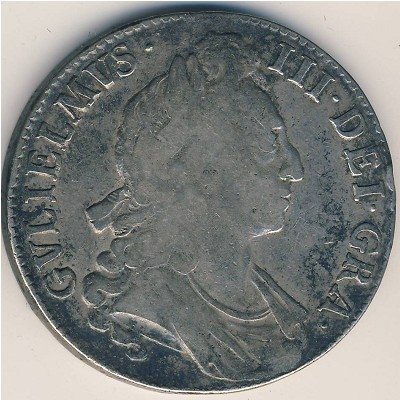 Великобритания 1 крона 1695 год