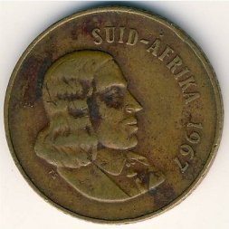 ЮАР 2 цента 1967 год (SUID-AFRIKA)