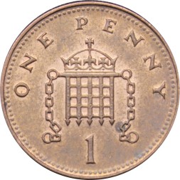Великобритания 1 пенни 2003 год - Герса