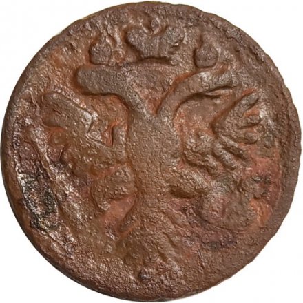 Денга 1737 год Анна Иоанновна (1730 - 1740) - F