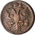 Полушка 1734 год Анна Иоанновна (1730 - 1740) - F