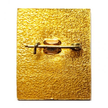 Значок Невская битва 1240-1990 Усть-Ижора (красный)