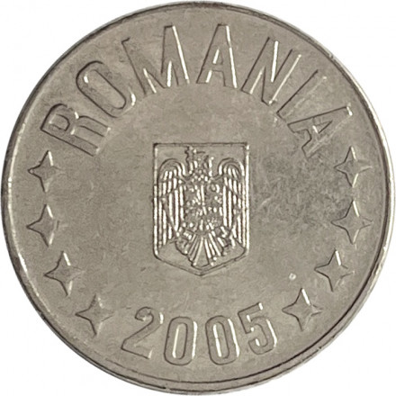 Румыния 10 бани 2005 год