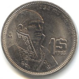 Мексика 1 песо 1985 год
