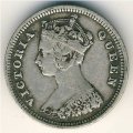 Гонконг 10 центов 1886 год