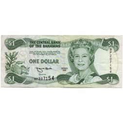 Багамские острова 1 доллар 1996 год - VF