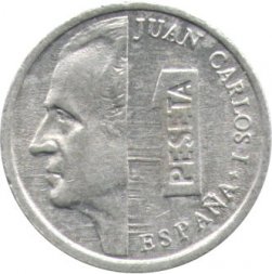 Испания 1 песета 2001 год