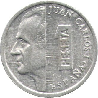 Испания 1 песета 2001 год