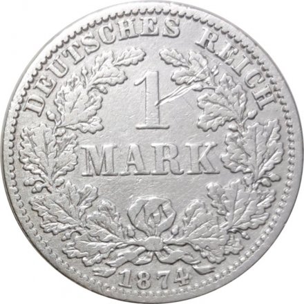 Германия 1 марка 1874 год (A)