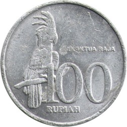 Индонезия 100 рупий 2001 год - Какаду