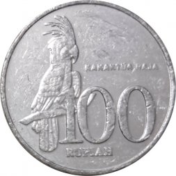Индонезия 100 рупий 2001 год - Какаду