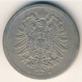 Германия 10 пфеннигов 1889 год (D)