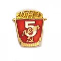 Значок ДНД 5 лет. ЛМД