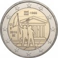 Бельгия 2 евро 2018 год - 50 лет студенческому волнению в мае 1968 года