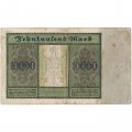 Веймарская Республика 10000 марок 1922 год - (большой формат) F