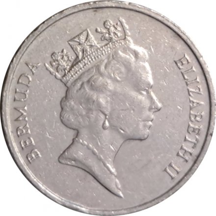 Бермудские острова 5 центов 1986 год