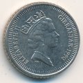 Гибралтар 5 пенсов 1990 год (АА)