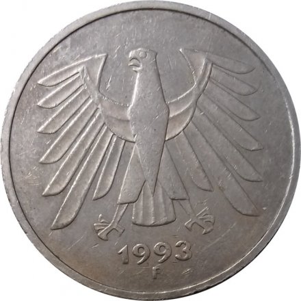ФРГ 5 марок 1993 год - F