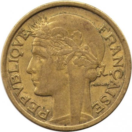 Франция 2 франка 1938 год