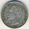 Франция 50 сантимов 1867 год (A)