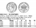 Франция 50 сантимов 1867 год (A)