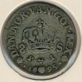 Дания 8 скиллингов 1695 год