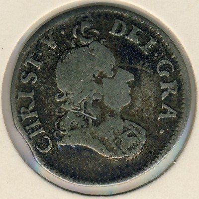 Дания 8 скиллингов 1695 год