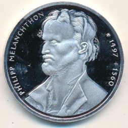 ФРГ 10 марок 1997 год - 500 лет со дня рождения Филиппа Меланхтона (G)