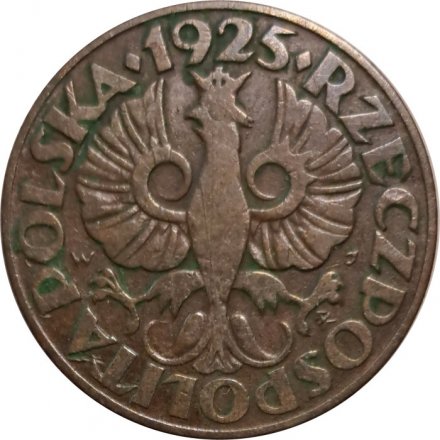 Польша 5 грошей 1925 год