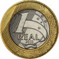 Бразилия 1 реал 2018 год - Символ Республики