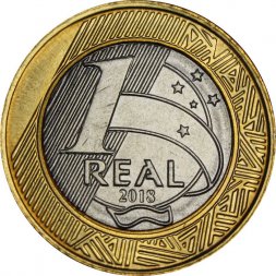 Бразилия 1 реал 2018 год - Символ Республики