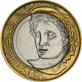 Бразилия 1 реал 2018 год - Символ Республики