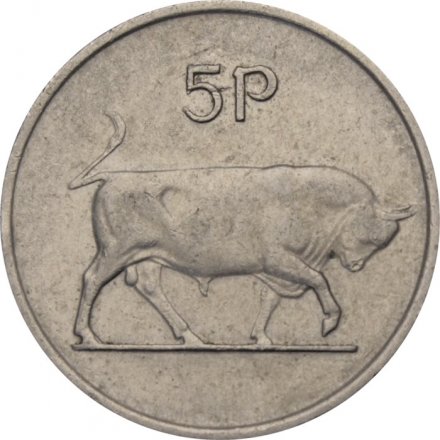 Ирландия 5 пенсов 1974 год