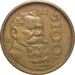 Мексика 100 песо 1991 год